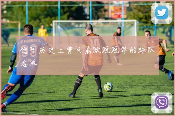 德甲历史上曾问鼎欧冠冠军的球队名单